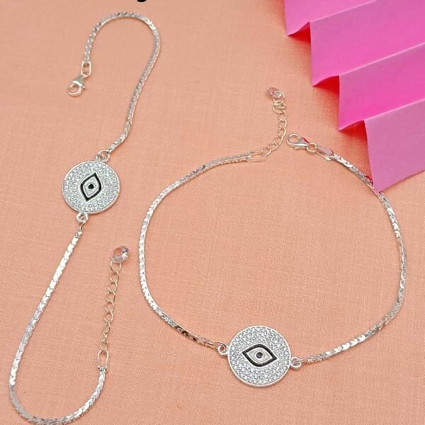 Evil Eye Silver Payal