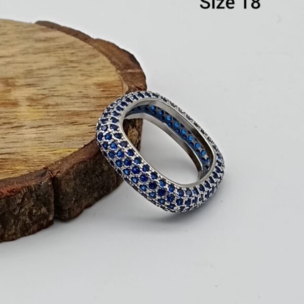 925  Azura Aura Silver ring BLUE